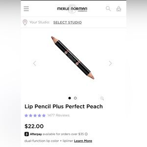 Merle Norman Dual-Ended Lip Pencil in Perfect Peach